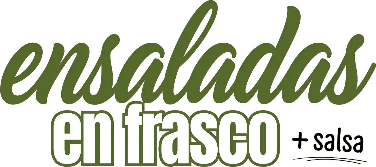 Ensaladas en frasco + salsa